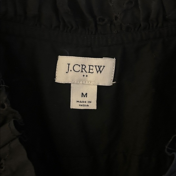 J. Crew Factory Eyelet Button Front Blouse - Picture 5 of 6